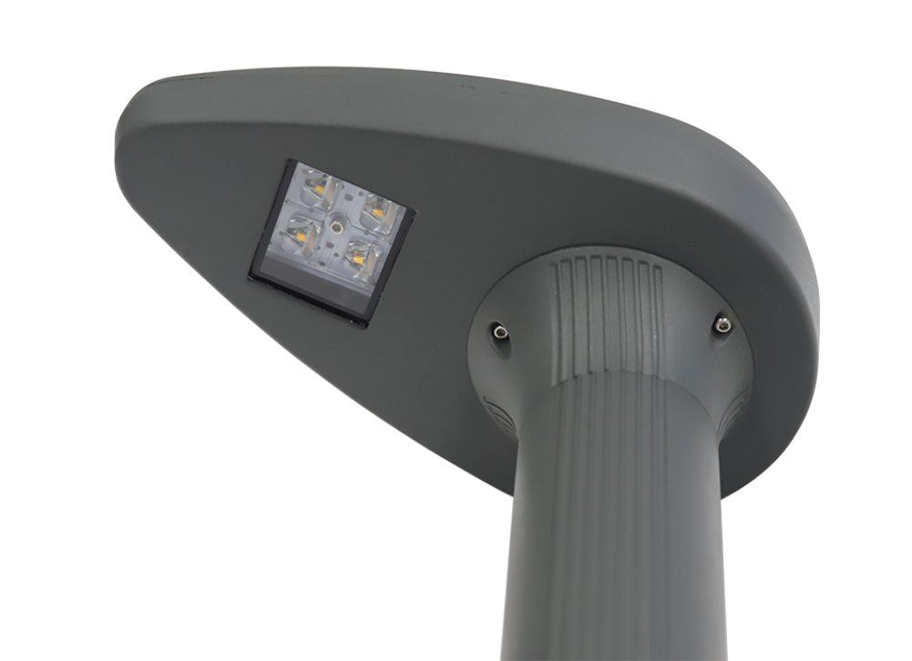 12W LED bollard lights with cobra shape design and use module led and lens IP65