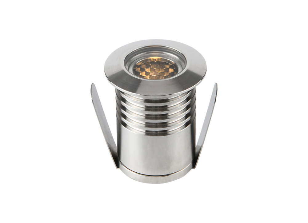 1W Underwater recessed up light with round surface and honeycomb IP68