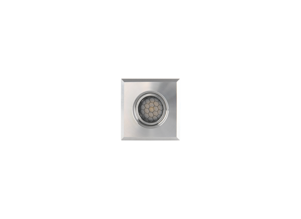 1W Underwater recessed up light with square surface and IP68